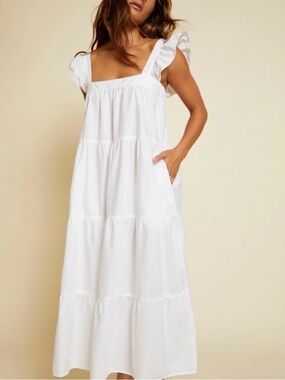 REVOLVE + Nation LTD 100% Cotton Camille Easy Maxi Sundress, NEW